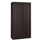 Sauder - Grande Meuble de rangement Merton Hall - Chêne Dakota-Rangement multi-pièces:  Cette armoire fonctionnelle peut répondre à vos besoins de rangement dans diverses pièces – salon, cuisine/garde-manger ou bureau