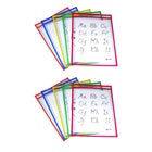 C-Line - recharges réutilisables à effacer à sec, couleurs primaires, 9 po x 12 « , 5 par paquet, 2 packs-Aide à économiser l'environnement, le papier, le temps et l'argent en éliminant la copie des feuilles de calcul encore et encore
