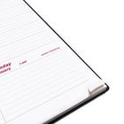 Brownline - 2026 Agenda hebdomadaire DuraFlex avec couverture texturée extra robuste - 11po x 8-1/2 po - Noir - Anglais-Section pour numéros de téléphone et adresses