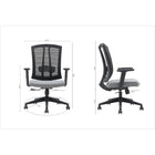 Brassex - Milos Chaise de bureau - grise/noire-Mécanisme d’inclinaison avec verrouillage