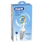 Oral-B - Brosse à dents électrique Pro 300 Vitalité avec brossette, rechargeable, blanc-Nettoyage quotidien pour un brossage personnalisé