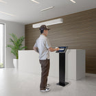 Mount-It ! -- MI-3880B_G10 Kiosque antivol pour iPad, iPad Air, iPad Pro-Le boîtier universel unique est compatible avec l'iPad Pro (10,5« , 11 »), l'iPad Air (10,5« , 10,9 »), l'iPad 10 (10,9« ), l'iPad 9 (10,2 »), l'iPad 8 (10,2« ) et l'iPad 7 (10,2 »)