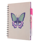 Pep Rally - Cahier de notes scintillant et stylo - 5,9 l x 7,9 po H - Bohémien doux - Bilingue-Pages perforées pour faciliter le retrait