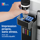 Epson - Bouteilles d’encre EcoTank T542, emballage mixte (CMJ)-Modèles compatibles: ET-5150, ET-5170, ET-5180, ET-5800, ET-5850, ET-5880, ET-16600, ET-16650, ST-C8000, ST-C8090