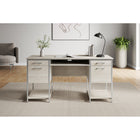 Whalen - Bureau à double caisson Roca 60 po-Comprend 2 tiroirs de rangement et 2 tiroirs classeurs