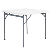 Peakform - Table pliante carrée Peakform de 34 pouces-Se plie à plat pour faciliter le transport et le stockage
