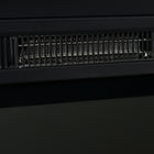 HOMCOM - Insert de foyer électrique 1400 W avec flammes réalistes, noir-Une télécommande multifonctionnelle et un interrupteur à bouton vous permettent de décider de la température