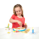 Gâteau d'anniversaire Melissa & Doug -C'est un excellent cadeau pour les enfants d'âge préscolaire, âgés de 3 à 5 ans, pour un jeu pratique et sans écran
