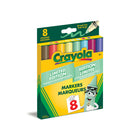 Crayola - Marqueurs à trait large édition limitée - Paquet de 8-FOURNITURES SCOLAIRES : Idéal pour les livres à colorier, les projets scolaires et autres