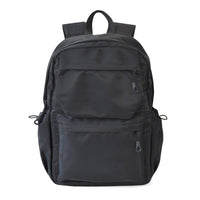 Club Rochelier - Grand sac à dos multi-poches - Noir-Compartiment intérieur rembourré pour ordinateur portable avec fermeture velcro
