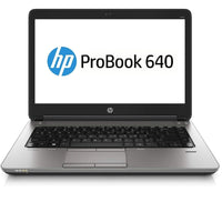 HP - Ordinateur portable ProBook 640 G3 14" remis à neuf - Intel Core i5-7200U - SSD 256 Go - RAM 16 Go - Windows 10 Pro-Intel Core i5-7200U