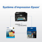 Epson - T127 Cartouche d'encre - Capacité extra élevée - Noir-Le système d’impression Epson est particulièrement conçu pour être utilisé avec les encres d’origine Epson. L’utilisation d’encres non authentiques peut entraîner des dommages qui ne sont pas couverts par la garantie limitée de l’imprimante