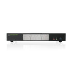 IOGEAR - Commutateur KVM DisplayPort 4K Dual View à 4 ports avec hub USB 3.0 et audio-Fonctionne sur 4 ordinateurs DisplayPort avec 1 clavier, une souris et 2 moniteurs