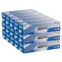 Kimtech - Essuie-tout pour tâches délicates Science Kimwipes - Blanc - 3 épaisseurs - paquet de 15-100 essuie-tout par boîte, 15 boîtes par caisse, 1 500 essuie-tout par caisse au total