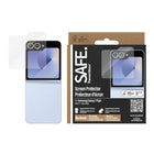 PanzerGlass - SAFE Ultra-Wide Fit Protecteur d'écran pour Samsung Galaxy Z Flip 6 - Transparent-Ultra-Wide Fit Scratch protège votre appareil des rayures