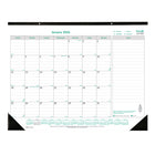 Brownline - 2026 Calendrier sous-main mensuel EcoLogix avec Papier recyclé - 22 po x 17 po - Anglais-12 mois: janvier 2026 à décembre 2026