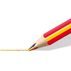 Staedtler – Crayon géant Norica au corps triangulaire HB - paquet de 5-1 crayon de couleur géant tricolore grand diamètre 4 mm