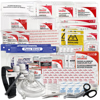 First Aid Central - Recharge de trousse de premiers soins intermédiaire BC-Il s'agit d'une trousse de recharge intermédiaire