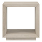 Hudson&Canal - Table d'appoint rectangulaire Tannen 22" de largeur - Aulne blanc-La table est fabriquée à partir de matériaux MDF de haute qualité et durables