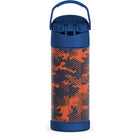 Thermos - Bouteille FUNtainer avec paille - 410 ml - Camouflage numérique-Garde les boissons au frais pendant 12 heures