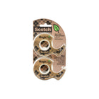Scotch - Ruban plus écologique avec dévidoir Magic - 19 mm l x 13,9 m L - Paquet de 2 rouleaux-La version plus écologique du Ruban Magic Scotch transparent original