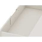 Manhattan Comfort - Rockefeller commode moderne mi-siècle 35,24" - blanc cassé et naturel-Assemblage à domicile requis Tout le matériel inclus