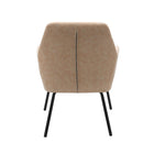 Brassex - Chaise d'appoint 384520 - beige vintage-Motif de couture en zigzag unique