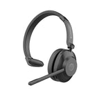 Spracht - Casque Bluetooth/USB mono-oreillette avec base-Coussinets d'oreille et serre-tête recouverts de similicuir doux et confortables.