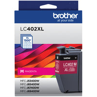 Brother - LC402 INKvestment Tank Cartouche d'encre magenta à haut rendement-Rendement jusqu'à 1 500 pages par cartouche à haut rendement