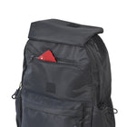 Club Rochelier - Grand sac à dos multi-poches - Noir-Grande poche avant zippée
