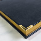 Brownline - 2026 Agenda quotidien Executive - 10-3/4 po x 7-3/4 po - Noir - Trilingue-Doré sur tranches, coins et signet dorés