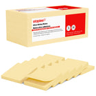 Staples - Blocs de feuillets ultra-autocollants, 3 x 3 po, collection Sunshine, paquet de 12-Feuillets ultra-autocollants pour une adhérence fiable
