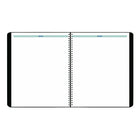 Blueline - 2026 Agenda mensuel Essential 16 mois - 11" x 9-1/16" - Noir - Bilingue-Calendriers de référence du mois précédent et du mois suivant sur chaque double page