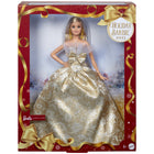 Mattel - Poupée Barbie Joyeux Noël 2025 - blonde avec une robe argent et or-Brillez comme une étoile avec la poupée Barbie Holiday 2025, représentant l'élégance et les moments festifs de la saison !