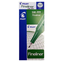 Pilot - Stylos Fineliner – 1,2 mm – vert – paquet de 12-Ajoute du détail à vos projets et présentations