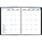 Staples - Agenda hebdomadaire/mensuel 2026 - 11 po H x 8 po l - couleurs assorties - bilingue-Couleur de couverture assortie, noir ou bleu (choix de couleur non disponible)