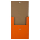 JAM Paper - Portefeuille vertical à fermeture pression - 12 1/8 x 9 x 1/2 - Kraft orange-Quantité : Vendu à l'unité