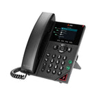 HP - Téléphone IP filaire à montage mural Poly VVX 250 à 4 lignes - Noir-Écoutez toutes les nuances sur le téléphone de bureau IP PolyVVX 250 avec un son de qualité avec Poly HD Voice