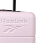 Reebok - Collection Captain Valise de cabine à Coque Rigide 21.50 po - Rose-Double roulettes pivotantes à 360 degrés pour un contrôle précis et un roulement fluide et silencieux (8 roues)