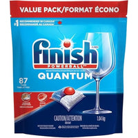 Finish - Quantum - 87 Tablettes-Élimination des taches tenaces dès la première utilisation : élimine les saletés tenaces sans nécessiter de pré-rinçage