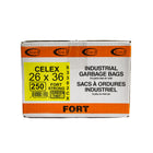 Eco II - Sacs à ordures - 26 po x 36 po - fort - teinte verte - paquet de 250-26 po x 36 po