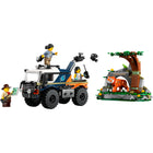 LEGO - Camion tout-terrain City Jungle Explorer - 314 pièces-Inclut un camion tout-terrain, une scène de grotte, une figurine et une figurine de tigre LEGO