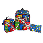 Bioworld - Ensemble de 5 sacs à dos pour jeunes Super Mario-Caractéristiques : Bretelles réglables pour un confort accru. Fabriqué à partir de tissu durable de haute qualité qui permet un nettoyage facile.