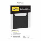OtterBox - Étui Defender Pro MagSafe avec Contrôle de la Caméra pour iPhone 17 Pro - Noir-Les pare-chocs autour de la caméra protègent contre les coups violents