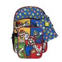 Bioworld - Ensemble de 5 sacs à dos pour jeunes Super Mario-Sous licence officielle: cette marchandise Super Mario est 100% authentique, ce qui en fait le cadeau parfait pour les fans et les collectionneurs