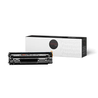Premium Tone - Cartouche de toner Compatible - HP CF283X ,283X - Rendement élevé - Noir-Couleur : Noir