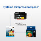 Epson - Cartouches d'encre 126 - Grande capacité - Cyan/Magenta/Jaune-Le système d’impression Epson est particulièrement conçu pour être utilisé avec les encres d’origine Epson. L’utilisation d’encres non authentiques peut entraîner des dommages qui ne sont pas couverts par la garantie limitée de l’imprimante