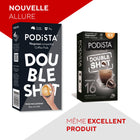 PODiSTA - Double dose - Compatibles Nespresso originales - paquet de 60-Compatible uniquement avec les machines Nespresso Original Line (Le Cube, Essenza Mini, Essenza, Citiz, Pixie, Inissia, Lattissima, Lattissima One, Nespresso U, Maestria, Creatista, Creatista Plus, Philips L'OR coffee machine)