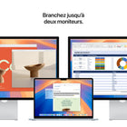 Apple - MacBook Air 15,3" avec Touch ID (2025) - Apple M4 - 24 Go RAM - 512 Go SSD - Starlight - Français-Clavier magique rétroéclairé