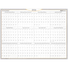 AT-A-GLANCE - Calendrier annuel effaçable à sec autocollant WallMates 2026 - 18 po H x 24 po l - bilingue-Format des pages : 18 po H x 24 po l